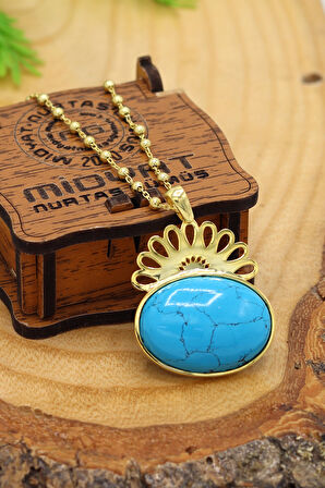 Melek Halef Dizi Gözyaşı Kolyesi 925 Ayar Saf Gümüş Telkari Kadın Kolye 201024777