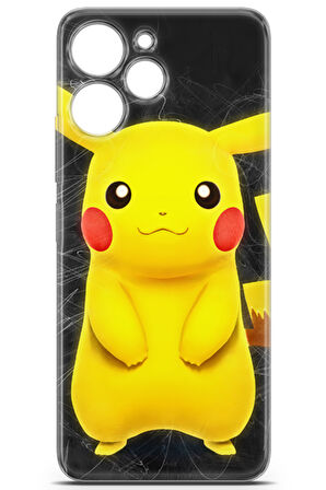 Xiaomi Redmi 12 uyumlu Pokemon 8 Telefon Kılıfı Pastel Picachu