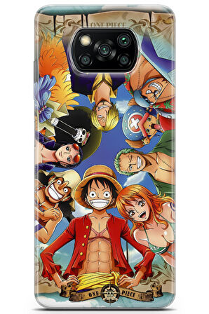 Xiaomi Poco X3 uyumlu Manga 30 Fit Baskılı One Piece Anime