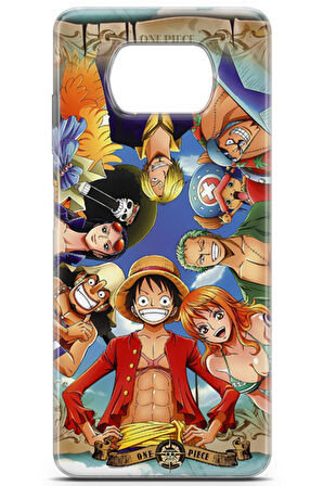 Xiaomi Poco X3 uyumlu Manga 30 Fit Baskılı One Piece Anime
