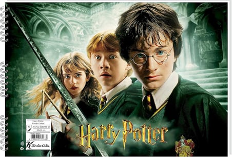 Keskin Color Harry Potter 25x35 15 Yapraklı Spiralli Resim Defteri