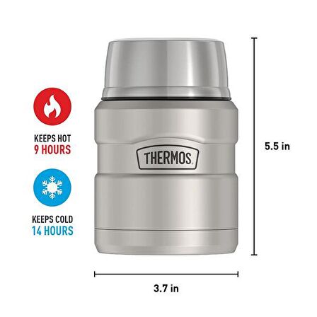 Thermos SK3000 Staınless King Yemek Termosu 0,47L MSteel-101311