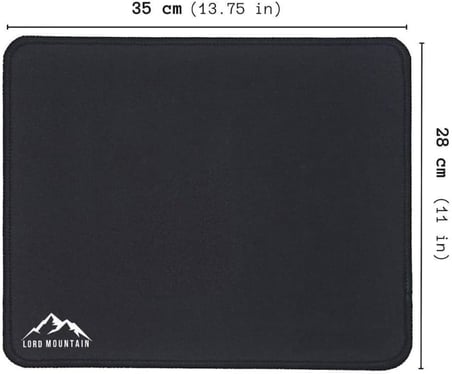Oyuncu Gamer Mouse Pad,Fare altlığı Kenar Dikişli masa pedi,Kaymaz Taban,Ofis Tipi 35X28 Cm Medium