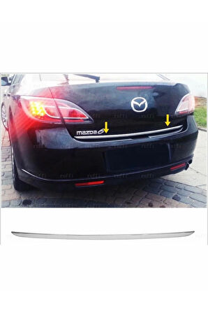 Mazda 6 Krom Alt Bagaj Çıtası 2007-2013 Paslanmaz Çelik (SEDAN)