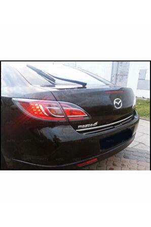 Mazda 6 Krom Alt Bagaj Çıtası 2007-2013 Paslanmaz Çelik (SEDAN)