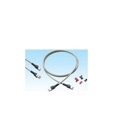 S'82 Cat6A S/FTP Patch Cord 1m Gri