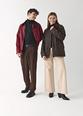  Stuf&Co  /Barn Yağlı Ceket Olive  / Barn Wax Jacket/  Barn Waxed Cotton Jacket 