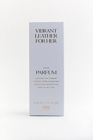 ZARA VIBRANT LEATHER FOR HER EAU DE PARFUM 80 ML İNDİRİMSEHRİ