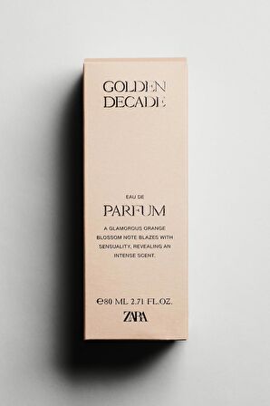 ZARA GOLDEN DECADE EDP 80 ML  İNDİRİMSEHRİ