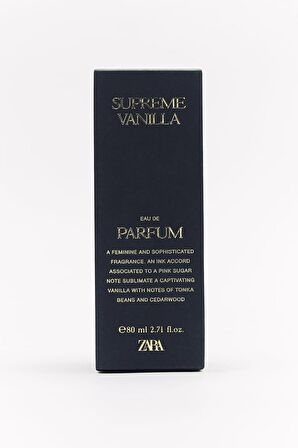 ZARA SUPREME VANILLA 80 ML İNS20110554999997SV