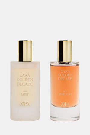 ZARA GOLDEN DECADE EDP + SAÇ SPREYİ LİMİTED EDİSYON 2X50ML (1.7 FL. OZ).