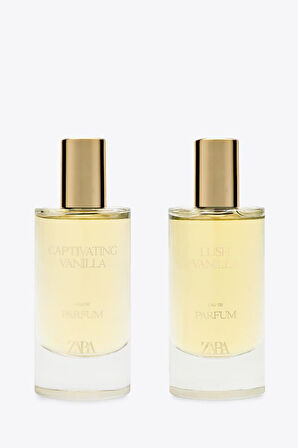 ZARA CAPTIVATING VANILLA + LUSH VANILLA EDP 2X 50ML (1.7 FL. OZ).