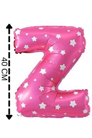 Folyo Balon Z Harfi Helyum Balon 40 Cm