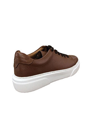 2011 OrtopedikAL BAL-LUF Taba Beyaz Tabanlı Erkek Ayakkabı % 100 Hakiki Deri Bağcıklı