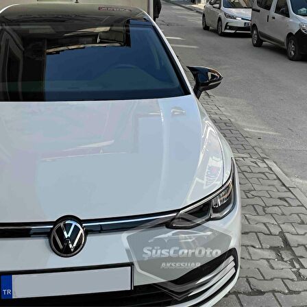 Vw Golf 8 2019 Sonrası Uyumlu Batman Yarasa Ayna Kapağı Piano Black ABS Plastik