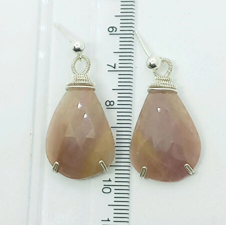2011 Kök Safir gümüş(925) el yapımı küpe
