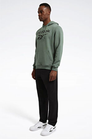 Reebok RI FT BIG LOGO OTH HOOD 101965470 Erkek Sweatshirt Yeşil S-XXL 