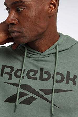Reebok RI FT BIG LOGO OTH HOOD 101965470 Erkek Sweatshirt Yeşil S-XXL 