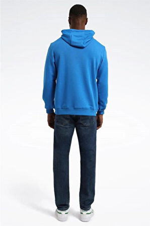 Reebok RI FT BIG LOGO OTH HOOD 101965471 Erkek Sweatshirt Mavi S-XXL 