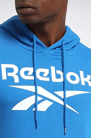 Reebok RI FT BIG LOGO OTH HOOD 101965471 Erkek Sweatshirt Mavi S-XXL 