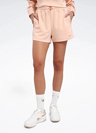 Reebok LC 6787 RONE SHORT Somon Lastikli Bel Regular Fit Düz Kadın Şort