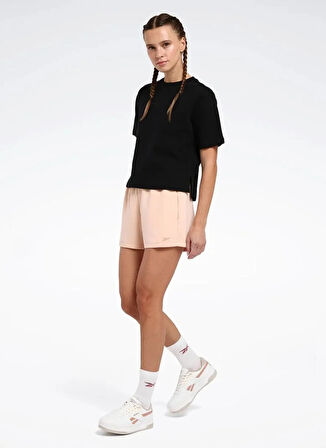 LC 6634 SERA TEE Siyah Yuvarlak Yaka Slim Fit Kadın T-Shirt