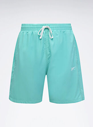 Reebok CN 1374 AVANJ SHORT Su Yeşili Regular Fit Düz Erkek Şort Mayo