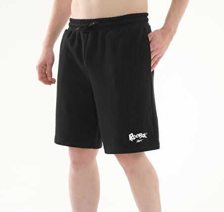 102055741-R Reebok 5M New Id Ovrs Gfx Short Erkek Şort Ve Kapri Siyah