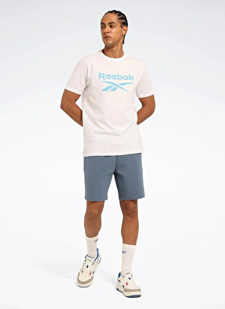 LC 8013 NEW ID REG TEE Beyaz Yuvarlak Yaka Regular Fit Baskılı Erkek T-Shirt