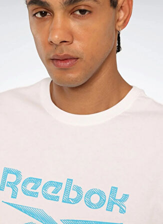 LC 8013 NEW ID REG TEE Beyaz Yuvarlak Yaka Regular Fit Baskılı Erkek T-Shirt