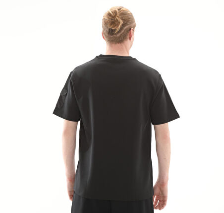 102055792-R Reebok 5M Fanco Tee Erkek T-Shirt Siyah