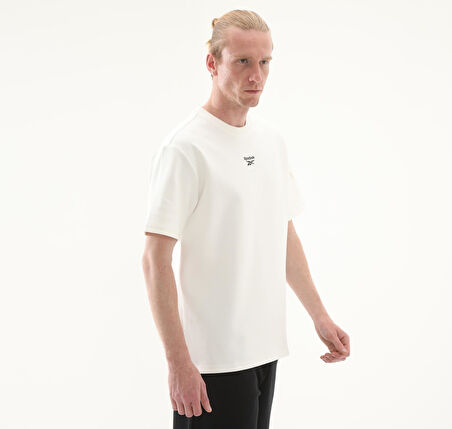 102055793-R Reebok 5M Fanco Tee Erkek T-Shirt Beyaz