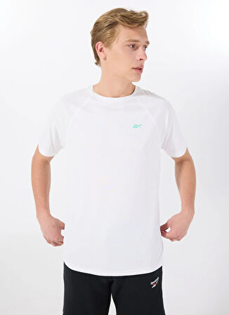 LC 6375 MELTON TEE Beyaz Yuvarlak Yaka Regular Fit Erkek T-Shirt