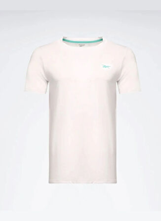 Reebok LC 6756 MONAC TEE Beyaz Yuvarlak Yaka Regular Fit Düz Erkek T-Shirt