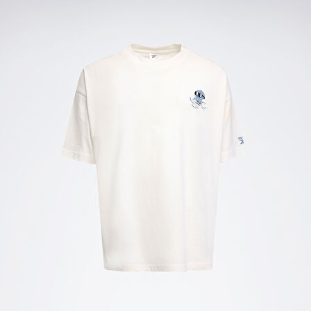 REEBOK SUNNY DAYS TEE Erkek Ekru Tişört