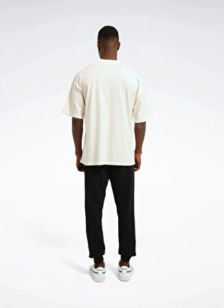 Reebok LC 1012 GARMEN ACT TEE Bej Yuvarlak Yaka Regular Fit Düz Erkek T-Shirt