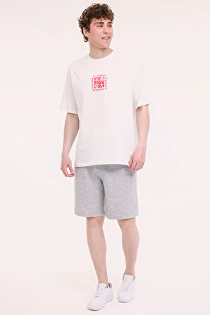 5M ML JON 11HL113 5FX Erkek Beyaz T-Shirt - 102006154