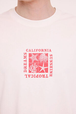 5M ML JON 11HL113 5FX Erkek Beyaz T-Shirt - 102006154