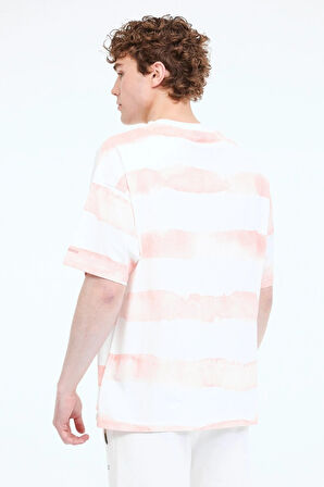 5M ML STRIPE 11HL110 5FX Erkek Turuncu T-Shirt - 102006161