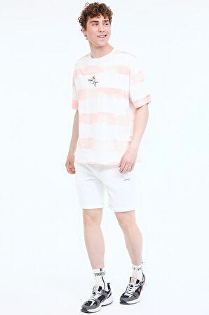 5M ML STRIPE 11HL110 5FX Erkek Turuncu T-Shirt - 102006161