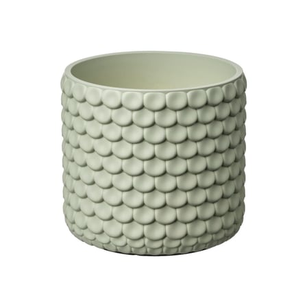 Beton Saksı, Açık Yeşil, 12 cm