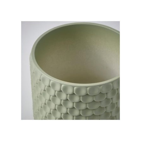Beton Saksı, Açık Yeşil, 12 cm