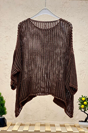 Yıkamalı Cepli Salaş File Bluz