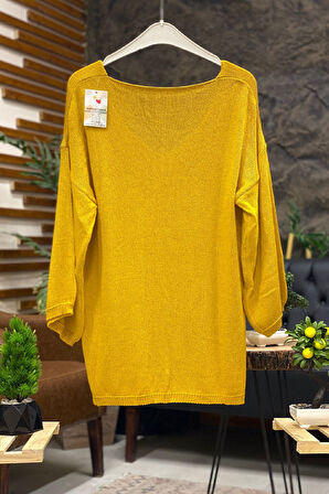 V Yaka Celpli Oversize Merserize Bluz