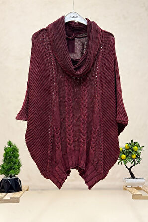 Ajurlu Kısa Kol Yıkamalı Triko Kazak