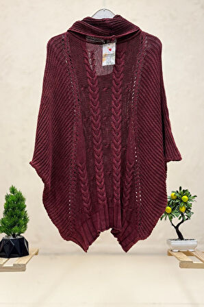 Ajurlu Kısa Kol Yıkamalı Triko Kazak