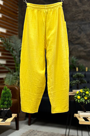 Torba Cepli Bel Lastikli Pantolon