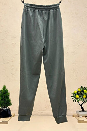 Bel Latikli Uzun Jogger Pantolon