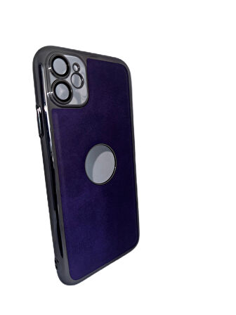 ARMORİX İPHONE 11 LENS KORUMALI LOGO GÖSTEREN DERİ KAPAK