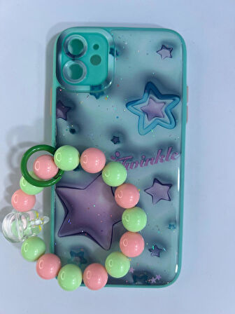 ARMORİX İPHONE 11 CHARMLI SERT BASKILI KILIF